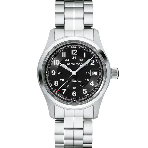 Hamilton H70455133 Khaki Field Auto 80 Hour 38mm Black