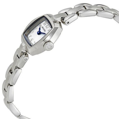 Bulova Silver Dial Stainless Steel Ladies Watch Watch 96L221