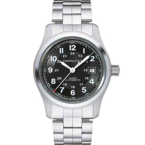 Hamilton H70515137 Khaki Field Auto 80 Hour Stainless Steel