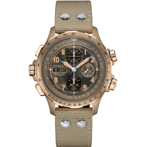 Hamilton H77916920 Khaki Aviation X-Wind Auto Chrono