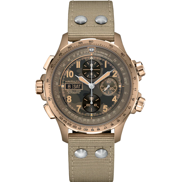 Hamilton H77916920 Khaki Aviation X-Wind Auto Chrono