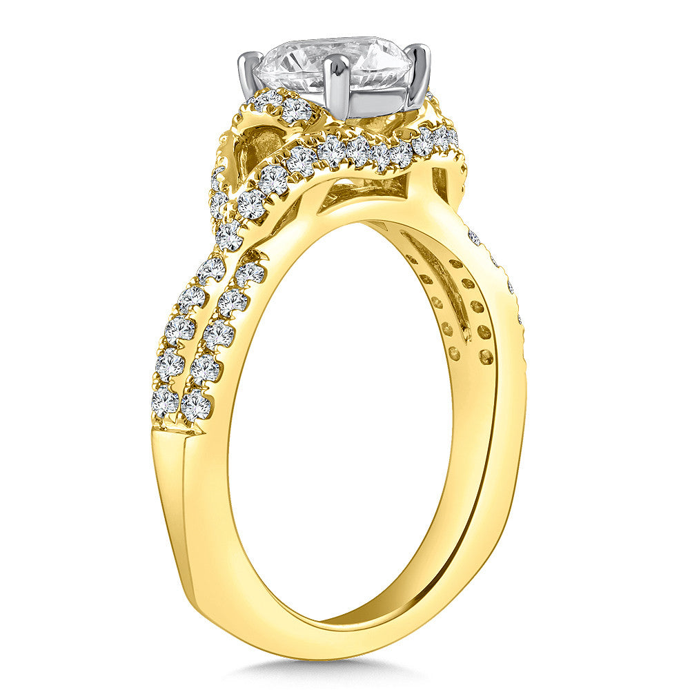 DIAMOND ENGAGEMENT RING. CR829Y