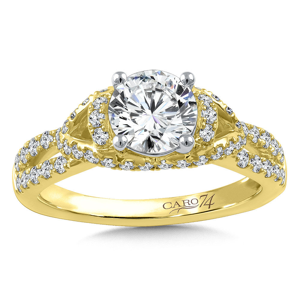 DIAMOND ENGAGEMENT RING. CR829Y