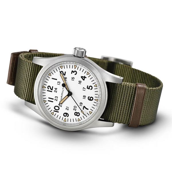 Hamilton H69439411 Khaki Field Mechanical 38mm White Dial