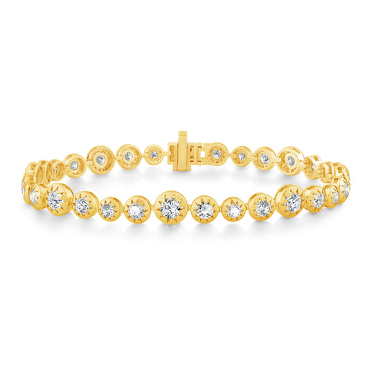 14K Gold & Diamond Stellaris Link Bracelet FB1001Y