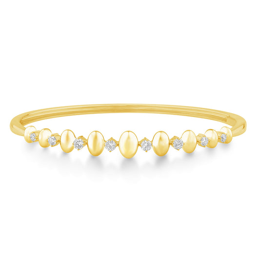 14K Gold & Diamond Odyssey Bangle FB1003Y