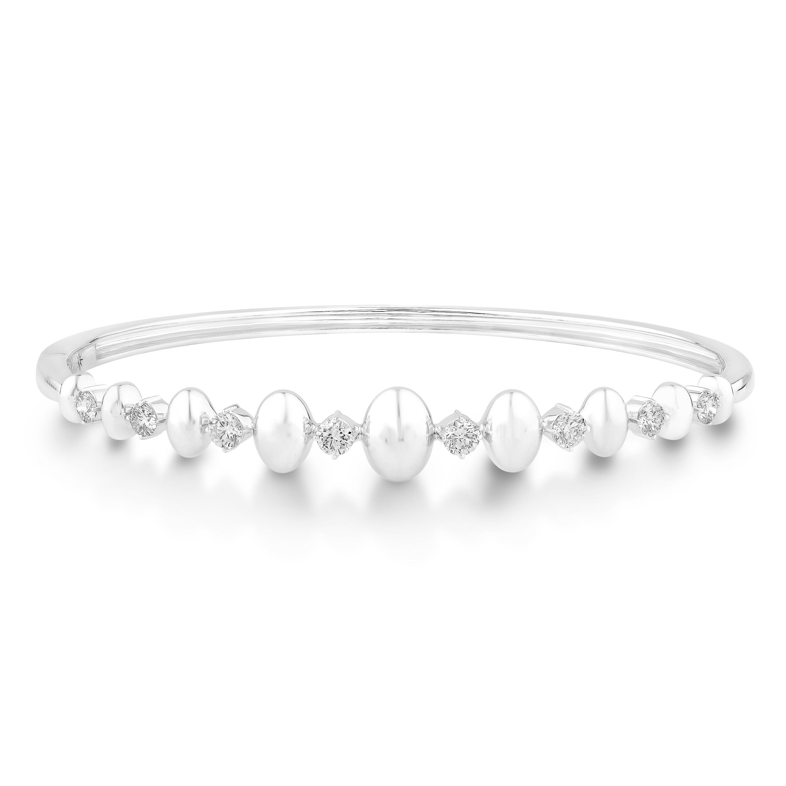 14K White Gold & Diamond Odyssey Bangle FB1004W