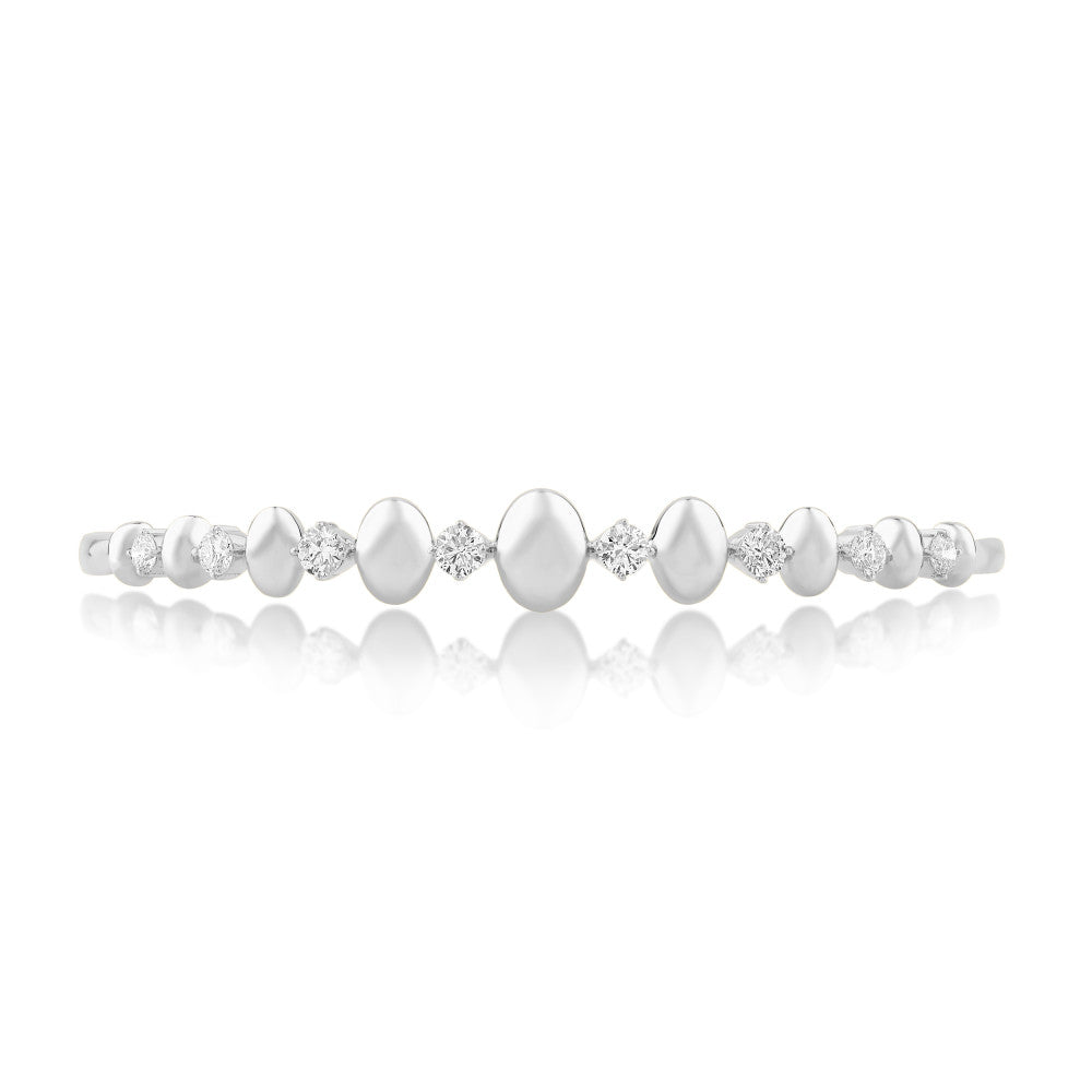 14K White Gold & Diamond Odyssey Bangle FB1004W