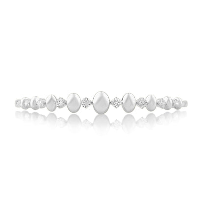 14K White Gold & Diamond Odyssey Bangle FB1004W