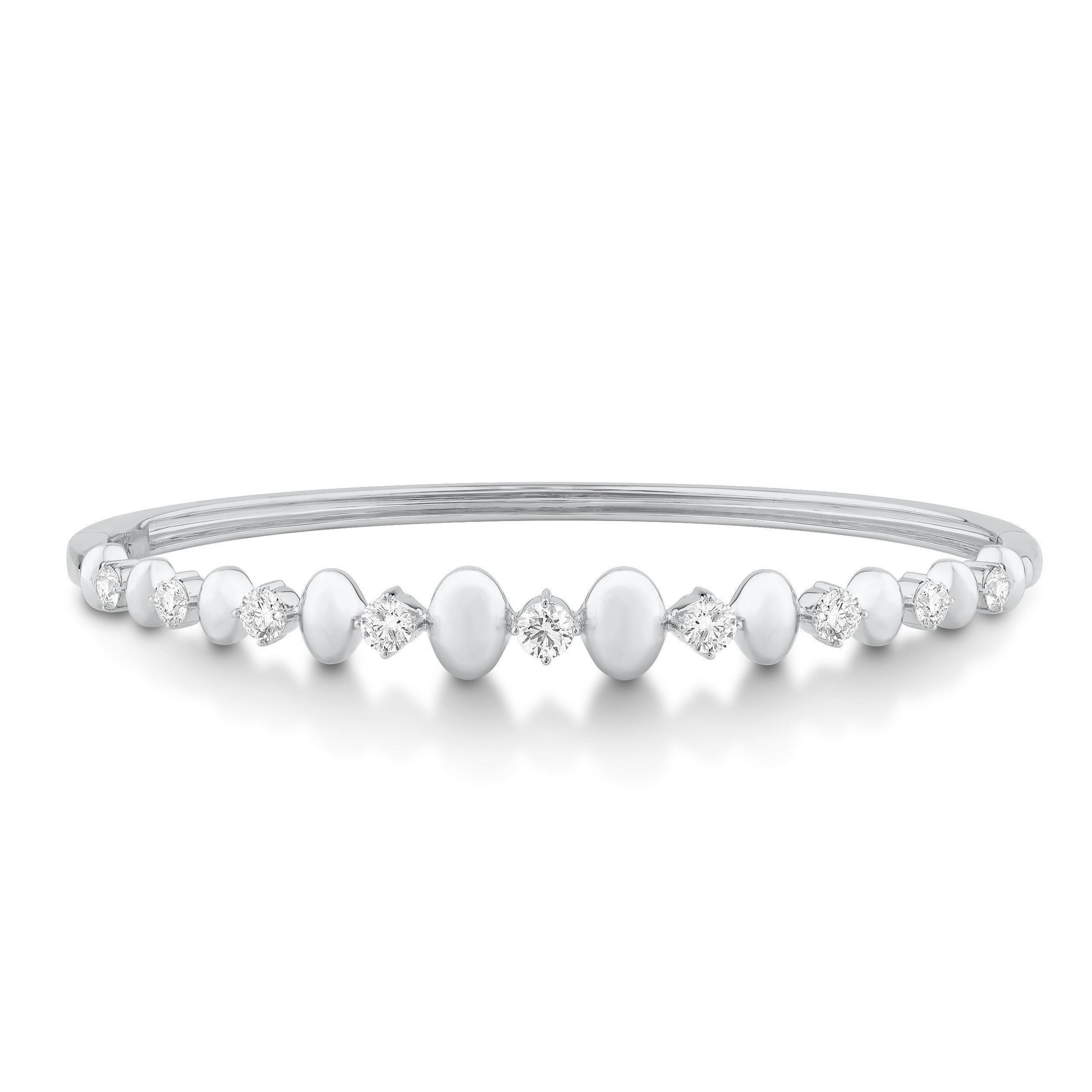 14K White Gold & Diamond Odyssey Bangle FB1005W