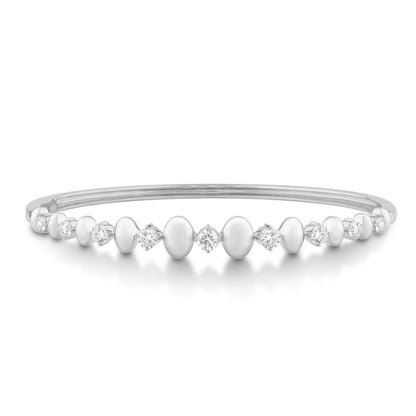 14K White Gold & Diamond Odyssey Bangle FB1005W
