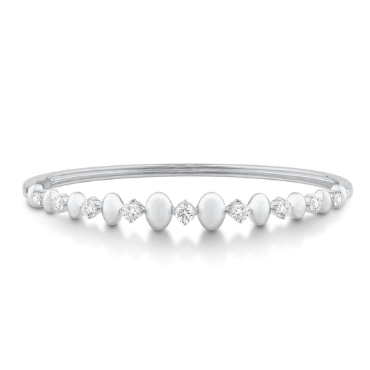 14K White Gold & Diamond Odyssey Bangle FB1005W