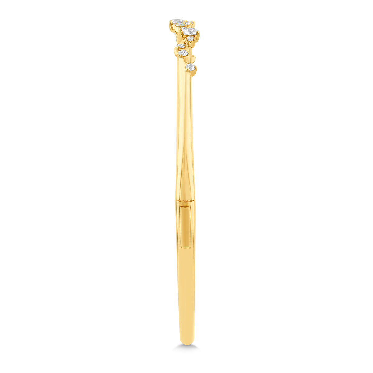 14K Gold & Diamond Druzy Bangle FB1006Y