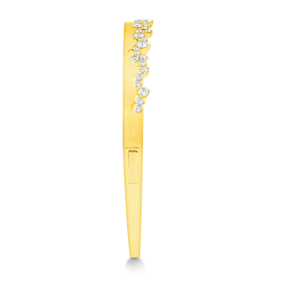 14K Gold & Diamond Druzy Bangle FB1007Y