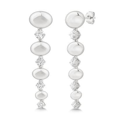14K White Gold & Diamond Odyssey Earrings FE1001W