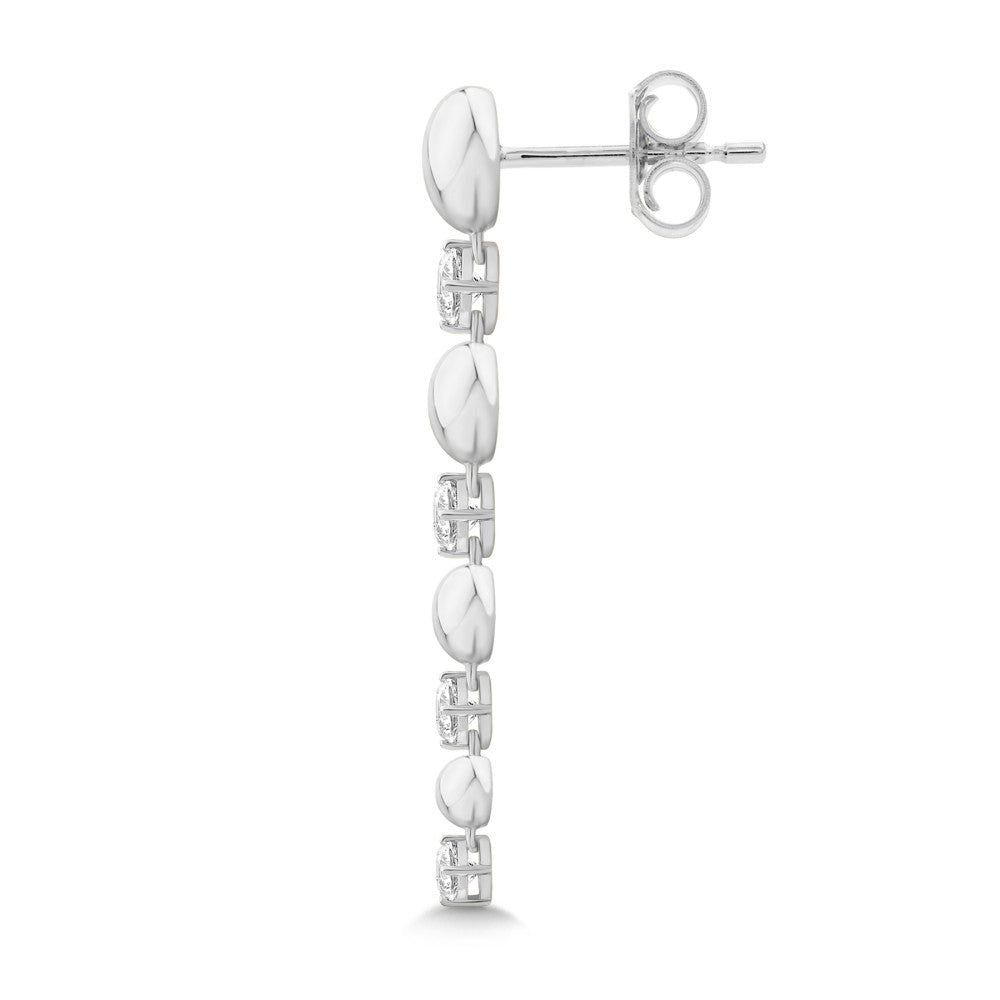 14K White Gold & Diamond Odyssey Earrings FE1001W