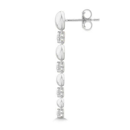14K White Gold & Diamond Odyssey Earrings FE1001W