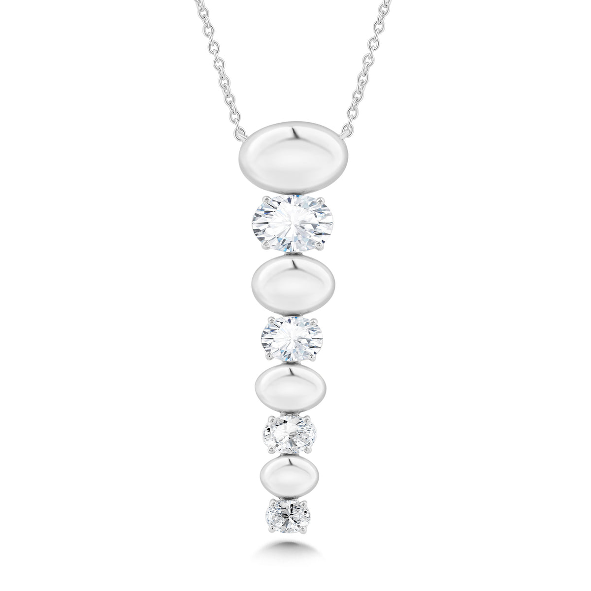 14K White Gold & Diamond Odyssey Pendant FN1002W