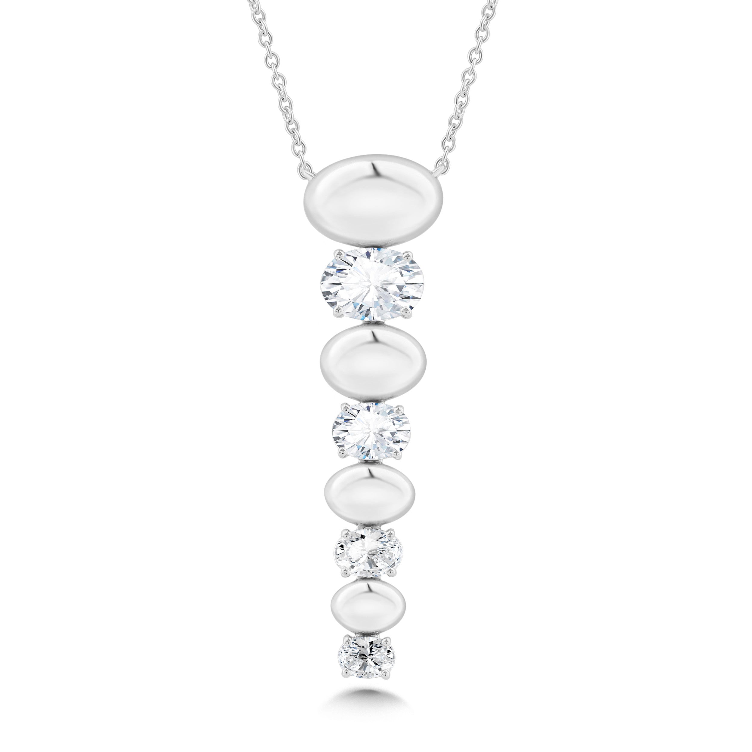 14K White Gold & Diamond Odyssey Pendant FN1002W