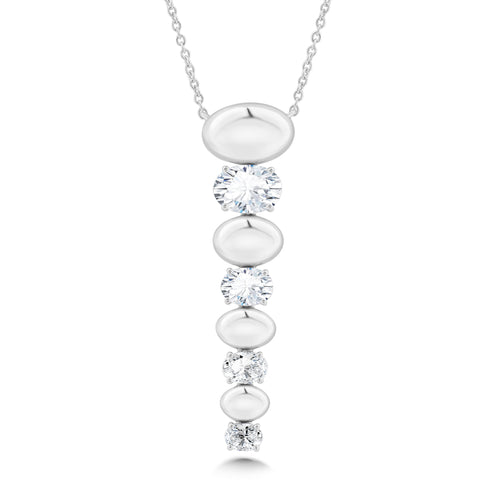 14K White Gold & Diamond Odyssey Pendant FN1002W