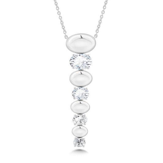 14K White Gold & Diamond Odyssey Pendant FN1002W