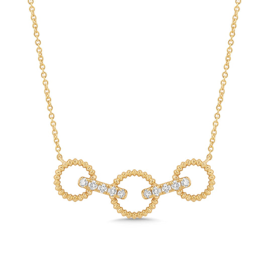 14K Gold & Diamond Link Necklace FN1012Y