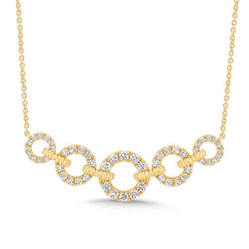 14K Gold & Diamond Link Necklace FN1013Y