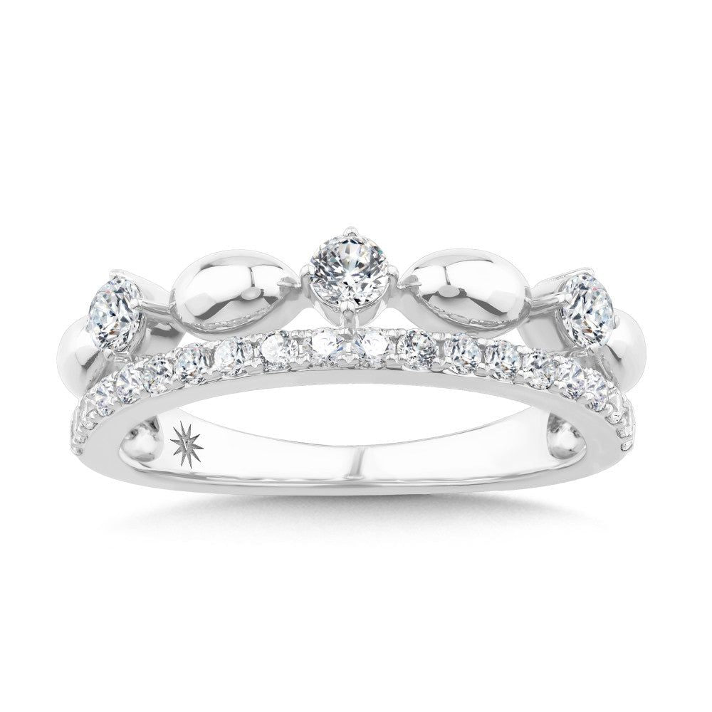 14K White Gold & Diamond Odyssey Ring FR1002W