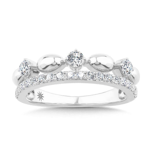 14K White Gold & Diamond Odyssey Ring FR1002W