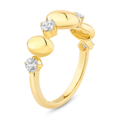 14K Gold & Diamond Four-Stone Odyssey Ring FR1006Y