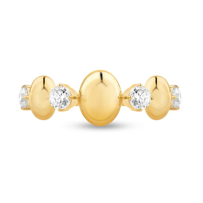 14K Gold & Diamond Four-Stone Odyssey Ring FR1006Y