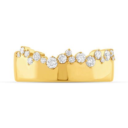 14K Gold & Diamond Druzy Ring FR1011Y