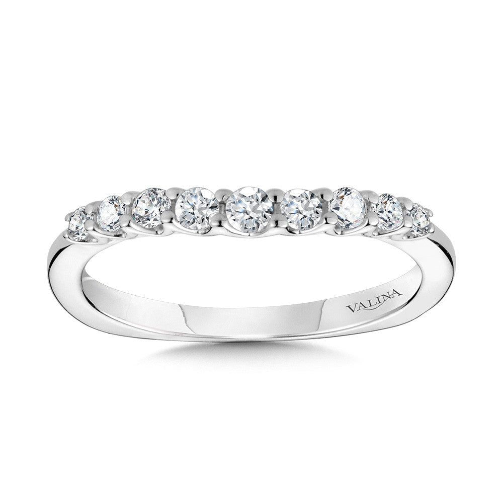Valina Graduating Nine-Stone Diamond Wedding Band R2247BW