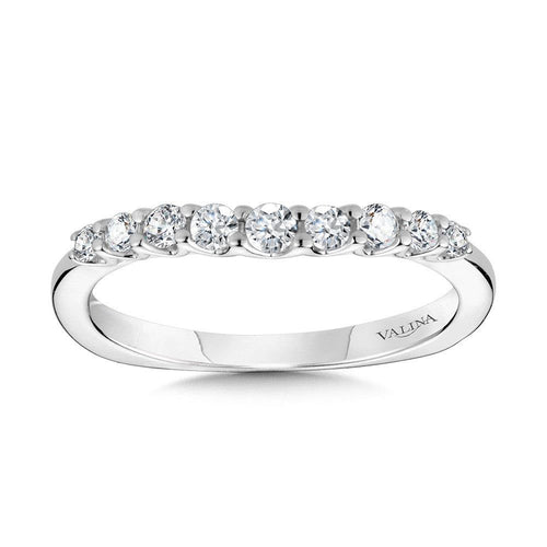 Graduating Nine-Stone Diamond Wedding Band R2247BW