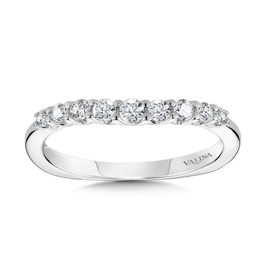 Valina Graduating Nine-Stone Diamond Wedding Band R2247BW