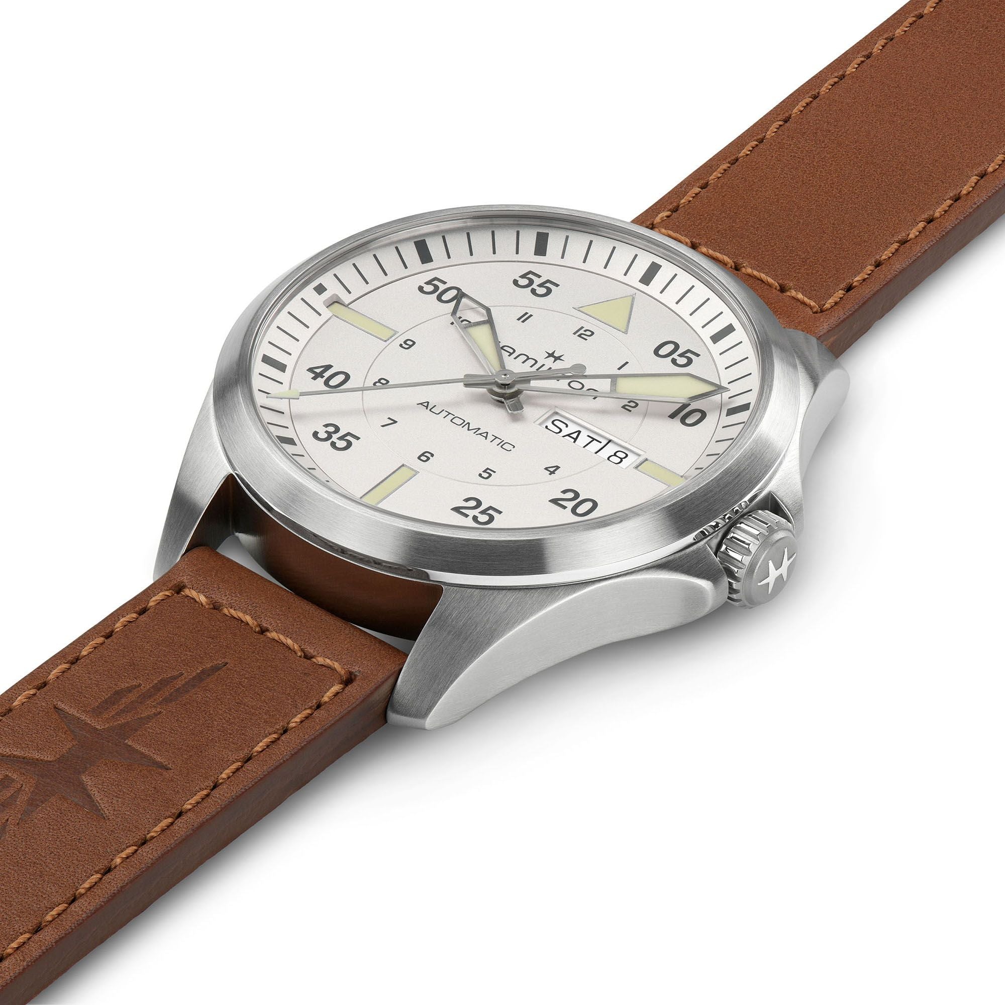 KHAKI AVIATION PILOT DAY DATE AUTO H64635550