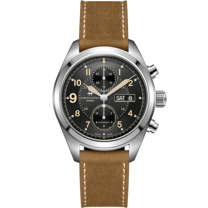 Khaki Field Auto Chrono H71616535