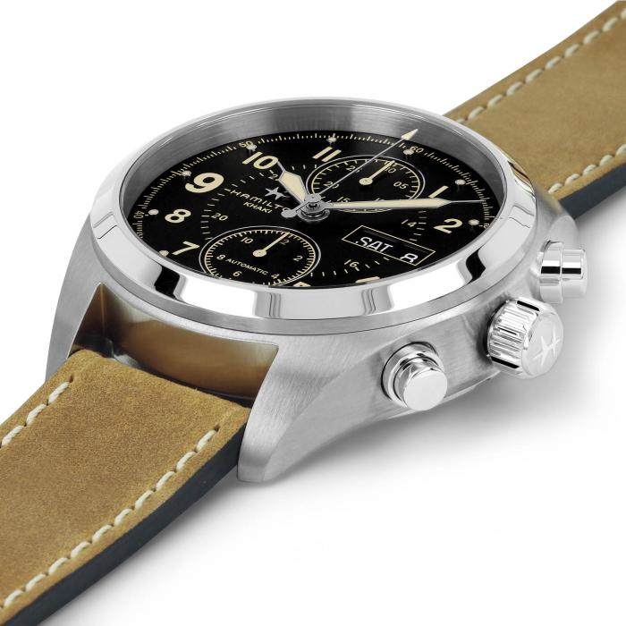 Khaki Field Auto Chrono H71616535