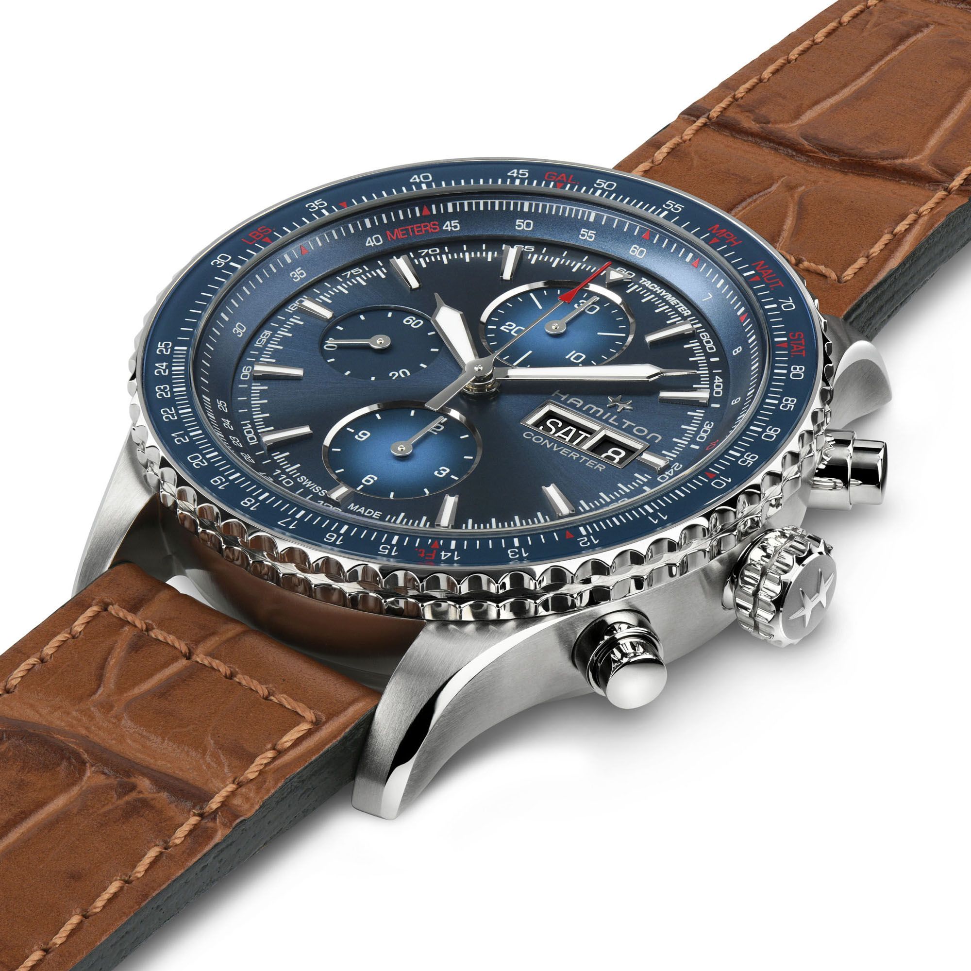 Khaki Aviation Converter Auto Chrono H76746540