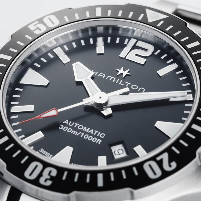 Khaki Navy Frogman Auto H77605135