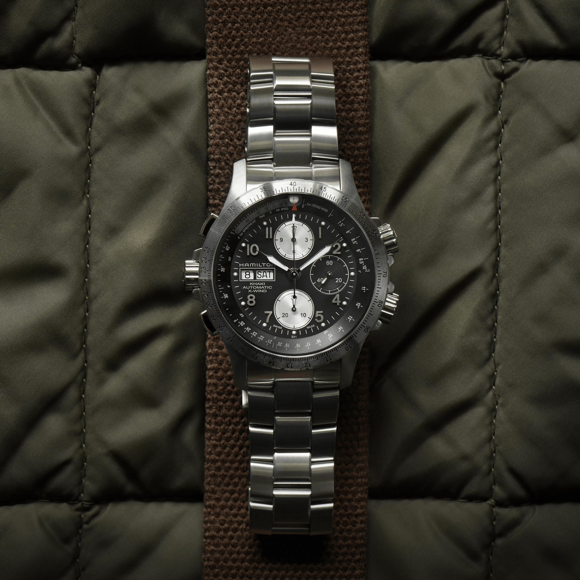 Hamilton H77616133 Khaki Aviation X-Wind Auto Chronograph