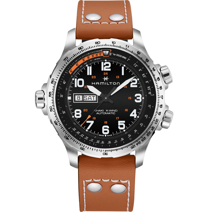 Khaki Aviation X-Wind Day Date Auto H77755533