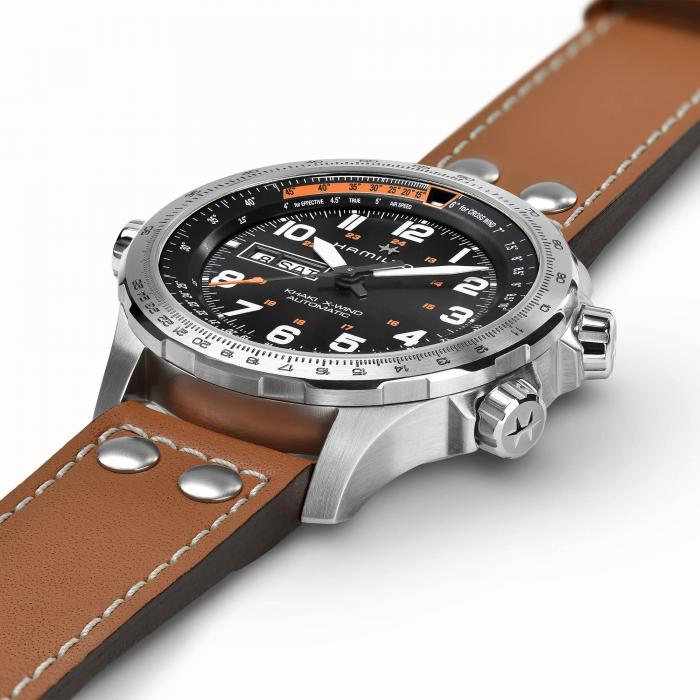 Khaki Aviation X-Wind Day Date Auto H77755533