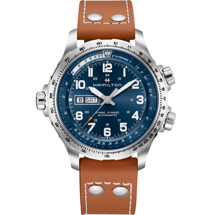 Khaki Aviation X-Wind Day Date Auto H77765541