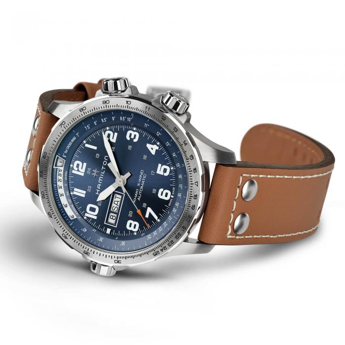 Khaki Aviation X-Wind Day Date Auto H77765541