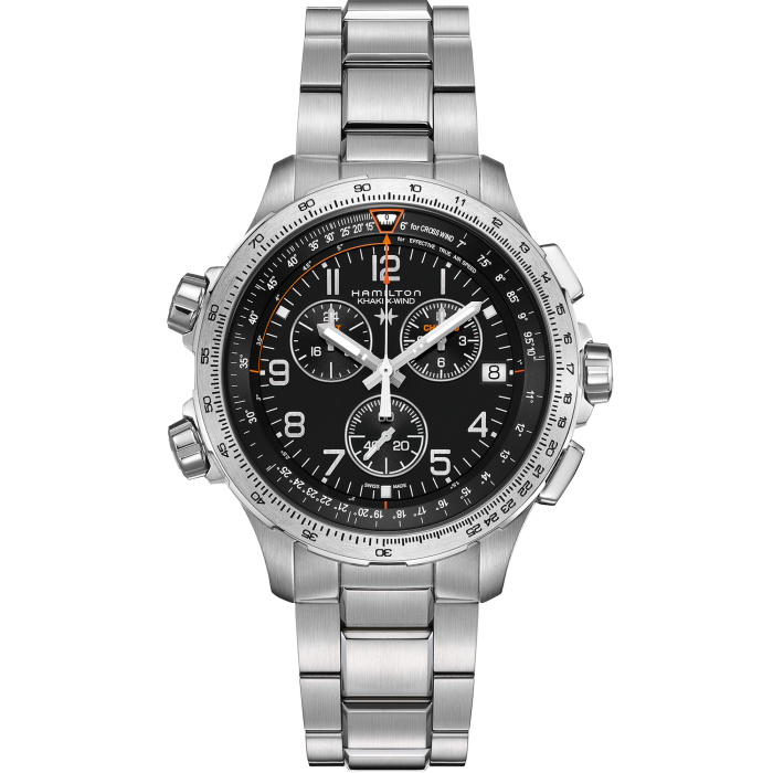 Khaki Aviation X-Wind GMT Chrono Quartz H77912135