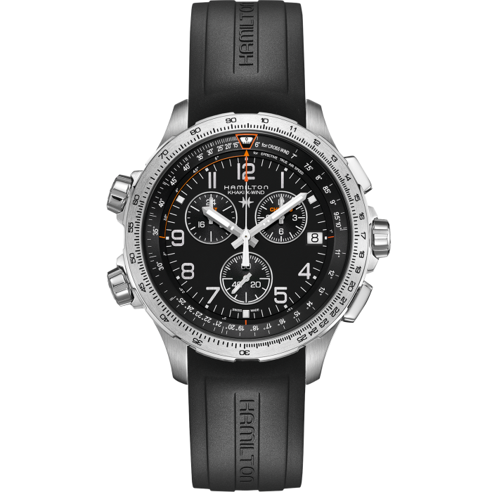 Khaki Aviation X-Wind GMT Chrono Quartz H77912335