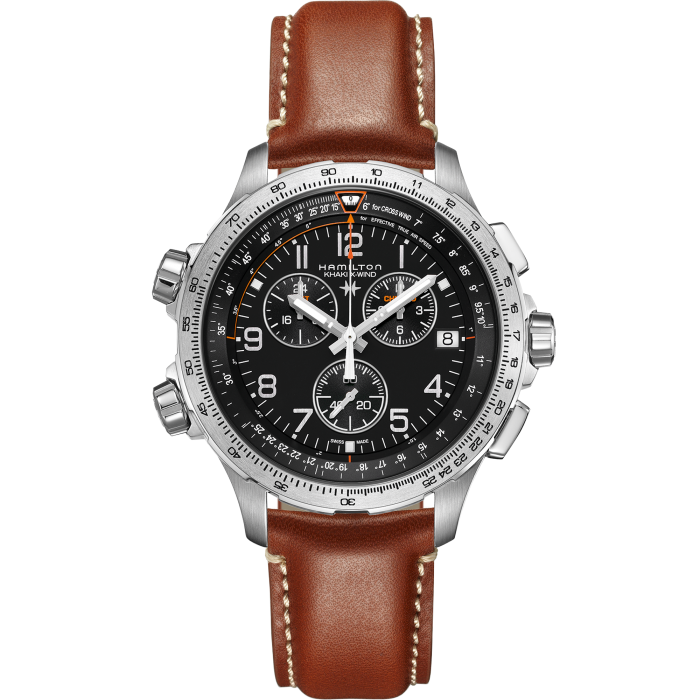 Khaki Aviation X-Wind GMT Chrono Quartz H77912535