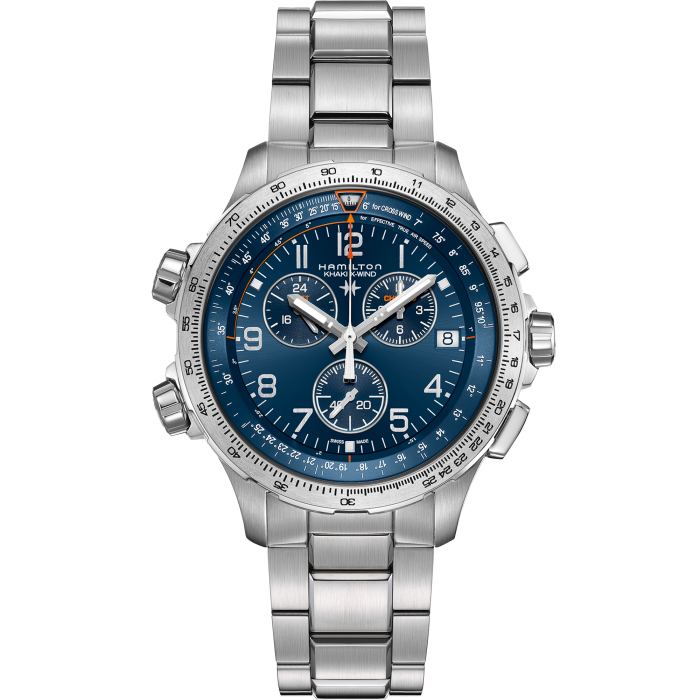 Khaki Aviation X-Wind GMT Chrono Quartz H77922141