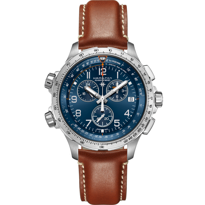 Khaki Aviation X-Wind GMT Chrono Quartz H77922541